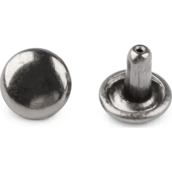 Nýt Duté nýty Ø7 mm oboustranné Varianta: 3 nikl černý, Balení: 100 pár