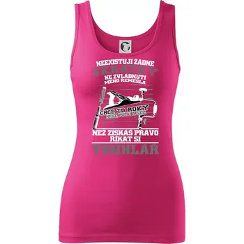 Dámské tričko Truhlář zkratky - Dámské tílko - S ( Purpurová )