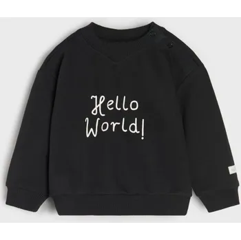 Pánská mikina Sinsay - Mikina s kulatým výstřihem - šedá - 817FW-90X - 817FW-90X-62