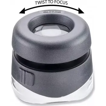 Lupa Příložní lupa s osvětlením Carson VersaLoupe LH-50 - 10x