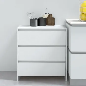 Organizace kuchyně Nábytek XL Příborník bílý 70x41x75 cm kompozitní dřevo 809746