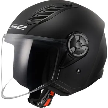 Helma na motorku LS2 Helmets LS2 OF616 AIRFLOW II SOLID MATT BLACK-06 - XXL