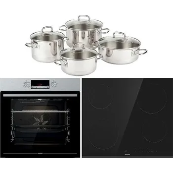 Set domácích spotřebičů Mora VTS 545DX + VDIT631FF + sada n