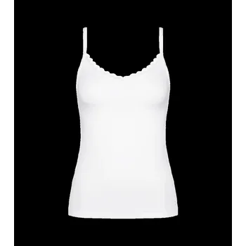 Dámské bavlněné tílko Triumph Spaghetti - bílé, WHITE 40 i343_10224994-0003-40