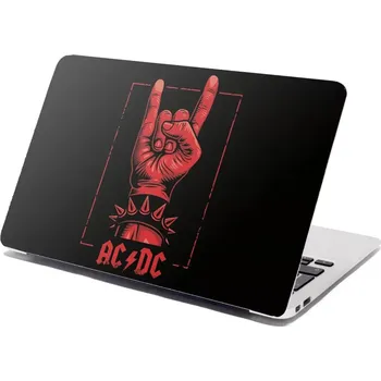 samolepka Sablio Samolepka na notebook ACDC Červená ruka - 29x20 cm