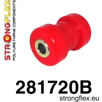 Silentblok nápravy 281720B: Front lower inner arm bush Red
