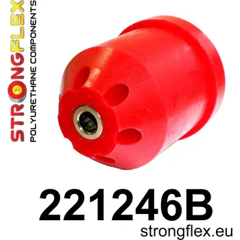 Silentblok nápravy 221246B: Strongflex Silentblok zadního nosníku 69mm Red