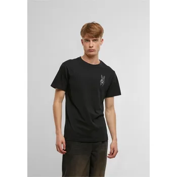 Peace Sign Tee EMB - black 4XL