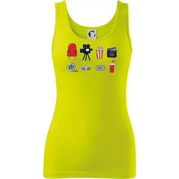 Filmové triko - Dámské tílko - M ( Limetková )