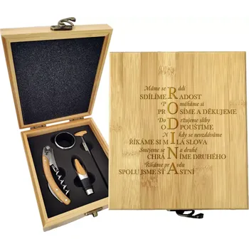 Víno Sablio Dárková sada na víno Rodina 2: 147×168×49 mm