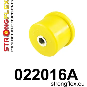 Silentblok nápravy 022016A: Strongflex Silentblok předního spodního ramene - zadní 72mm - varianta SPORT Yellow