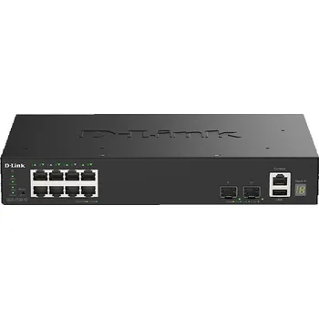 Switch D-Link DGS-1530-10/E 8 Ports GE + 2 Ports 10G SFP+ Smart Managed Switch