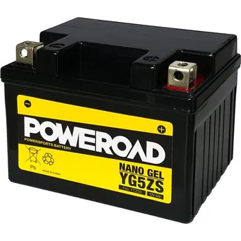 Motobaterie Poweroad baterie Gel YG5ZS/12V-5AH