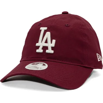 Kšiltovka Dámská Kšiltovka New Era - MLB Essential 9TWENTY - LA Dodgers - Burgundy / Cream velikost One Size (56-59 cm)