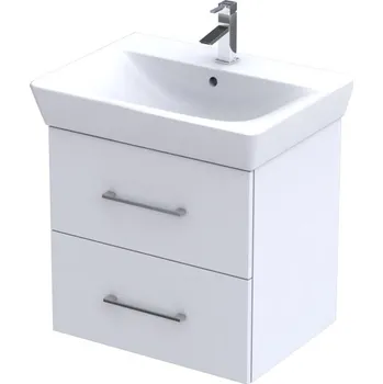 Koupelnový nábytek Skříňka pod umyvadlo CONCEPT 100 57,4x43,3x55,8 cm, 2 zásuvky, bílá