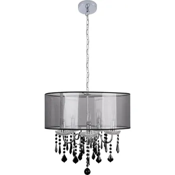 Moderní závěsné osvětlení SOTTILE - 5xE14, 40W, chromované / černé