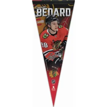 Puk WinCraft Vlajka Premium Chicago Blackhawks Bedard 1044829