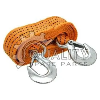 Tažné lano Lano tažné 3000kg s karabinami ploché, 01237