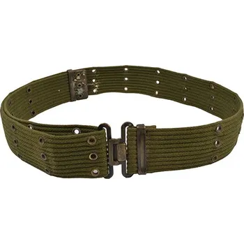 Opasek Opasek britský typ 3dírkový ZELENÝ použitý