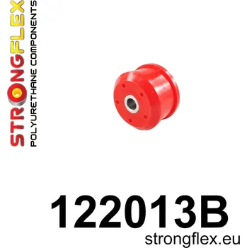 Silentblok nápravy 122013B: Transfer case mounting bush - upper Red