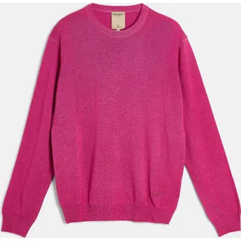 Pánský svetr SVETR WOOLRICH GD KNITTED CREWNECK VERY BERRY