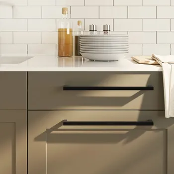 Nábytkové kování Nábytkové úchytky 20 ks černé 320 mm nerezová ocel IM_3203657