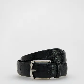 Opasek Reserved - Opasek z kombinovaných materiálů - černý - 955FD-99X - 955FD-99X-XL