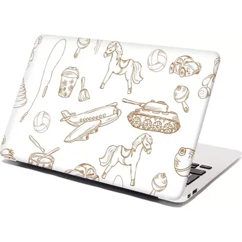 samolepka Sablio Samolepka na notebook Dětská doprava - 29x20 cm