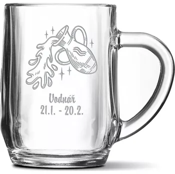 Sklenice Sablio Půllitr Vodnář: 0,5