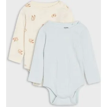 Kojenecký body Sinsay - Sada 2 body - krémová - 529DG-01X - 529DG-01X-74