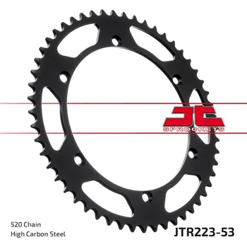 Řetězová sada pro motocykl Řetězová rozeta JT JTR 223-53 53 zubů, 520