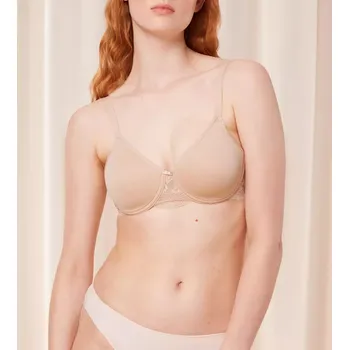 Podprsenka Dámská podprsenka Modern Lace+Cotton WP EX - BROWN - sv. béžová 00EP - TRIUMPH BROWN 90B