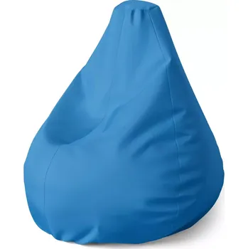 Sedací pytel Sablio Sedací vak Pear Modrá - 140 x 100 x 25 cm