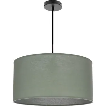 Závěsný kulatý lustr SHANTI - 1xE27, 40W, černý / mátový