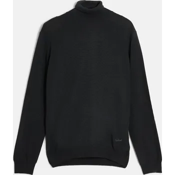 Pánský svetr ROLÁK WOOLRICH GD KNITTED TURTLENECK BLACK