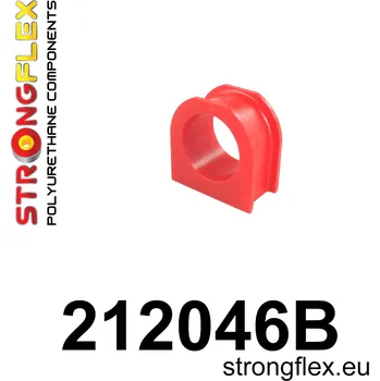 Silentblok nápravy 212046B: Steering rack bush Red