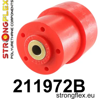 Silentblok nápravy 211972B: Strongflex Silentblok uložení zadního nosníku Red