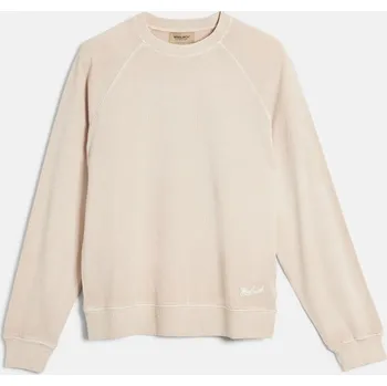 Dámská mikina MIKINA WOOLRICH GD FLEECE CREWNECK LIGHT OAK