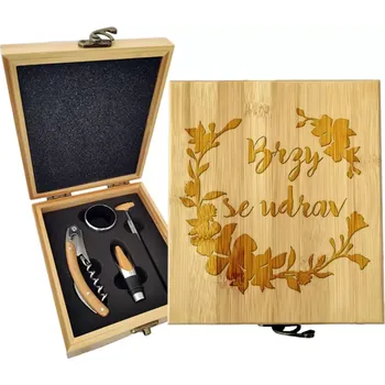 Víno Sablio Dárková sada na víno Brzy se uzdrav: 147×168×49 mm