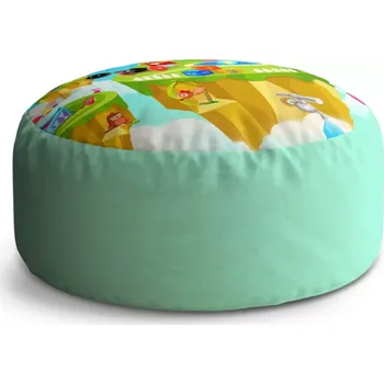 Taburet Sablio Taburet Circle Dětský motiv 2: 38x48 cm