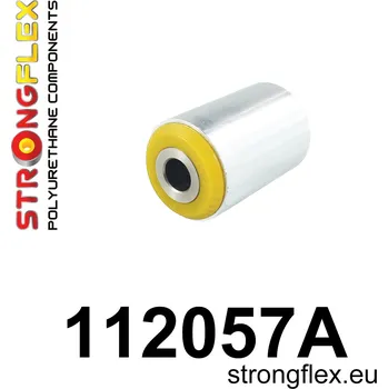 Silentblok nápravy 112057A: Strongflex Silentblok předního spodního ramene – pro tlumič varianta SPORT Yellow