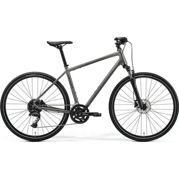 Jízdní kolo MERIDA Crossway 300 Silk Warm Slate Grey (Black) - L