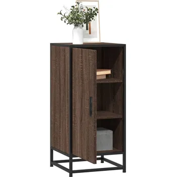Organizace kuchyně zahrada-XL Příborník hnědý dub 35,5 x 35 x 76 cm kompozitní dřevo a kov 848943