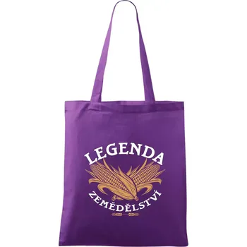 Legenda zemědělství - Taška bavlněná - 42 x 38 cm ( Fialová )