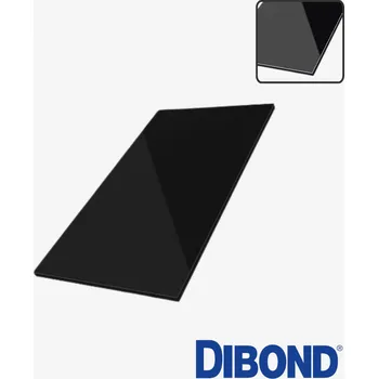 Plech BOND hliníková deska 3 mm – černá matná RAL 9005 / bílá matná