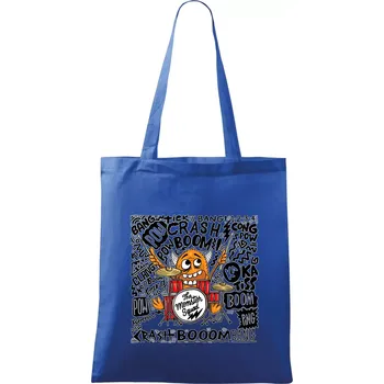 Nákupní taška Bubeník - the moster squad - Taška bavlněná - 42 x 38 cm ( Královská modrá )