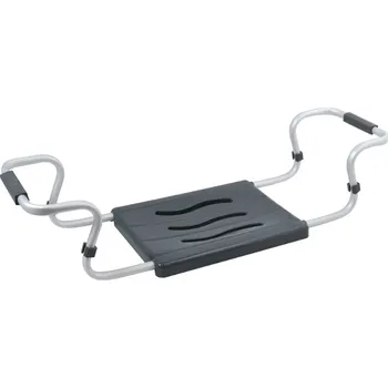 Koupelnové sedátko Spirella Nastavitelné sedátko do vany, šedá, 50-65 cm