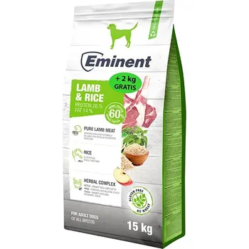 Krmivo pro psa Eminent Dog Lamb & Rice High Premium 15+2 kg ZDARMA + Doprava zdarma