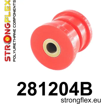 Silentblok nápravy 281204B: Strongflex Silentblok zadního horního ramene - zadní Red