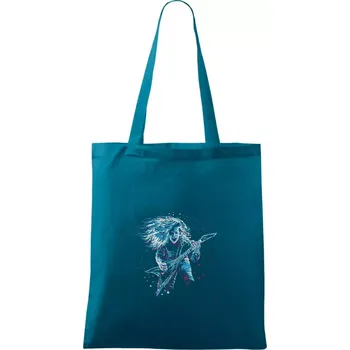 Nákupní taška Rock splash - Taška bavlněná - 42 x 38 cm ( Petrolejová )